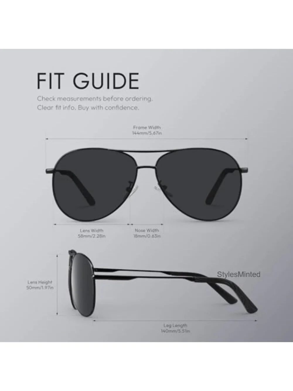 Polarized Aviator Sunglasses for Driving Fishing UV Protection